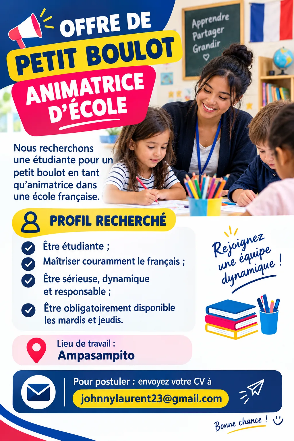 Tolotr'asa – ANIMATRICE D’ÉCOLE — photo 1