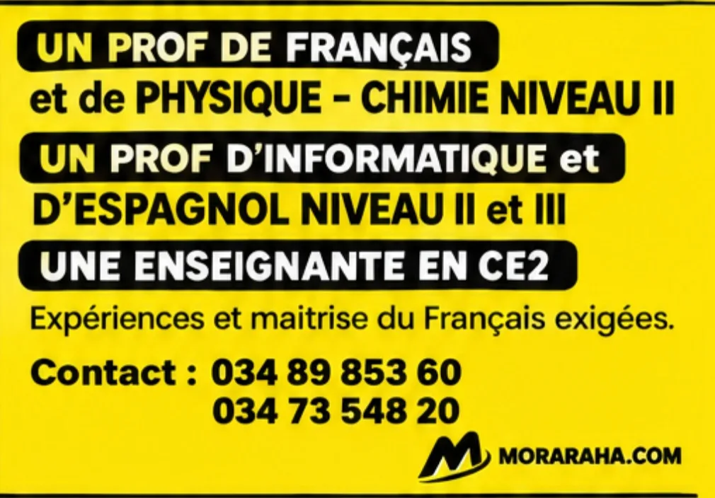 Offre pour Enseignant(e) — photo 1