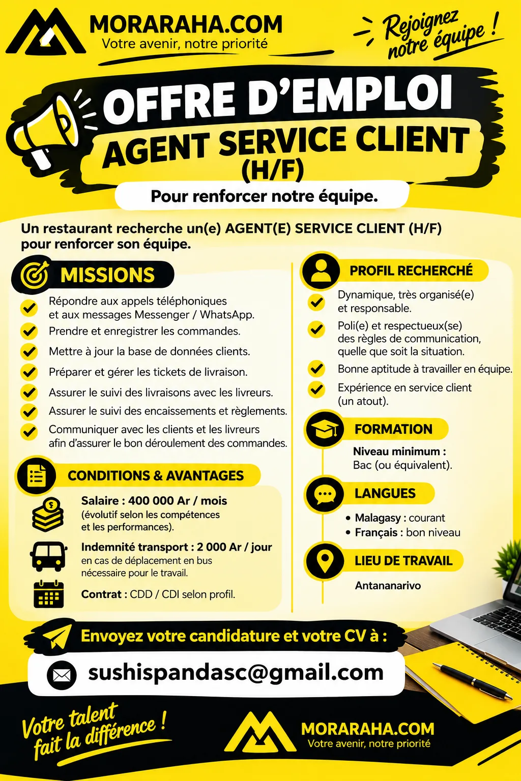 Agent(e) service client — photo 1