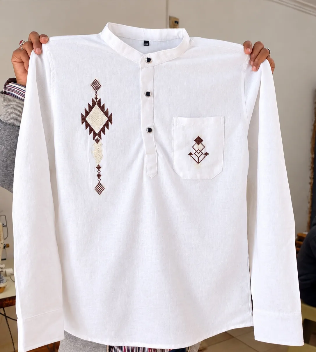Chemise col Mao — photo 2