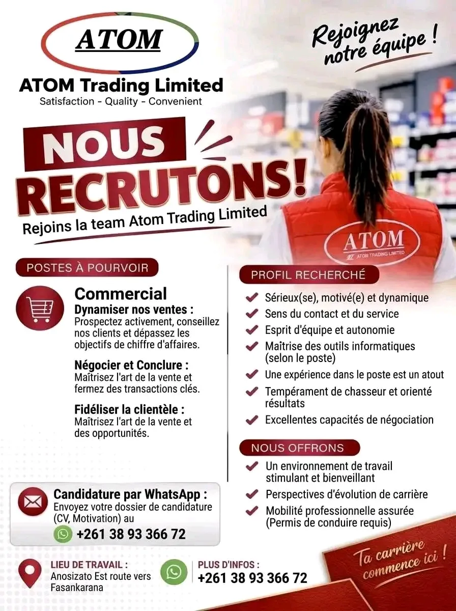Recrutement _ Atom Anosizato — photo 1