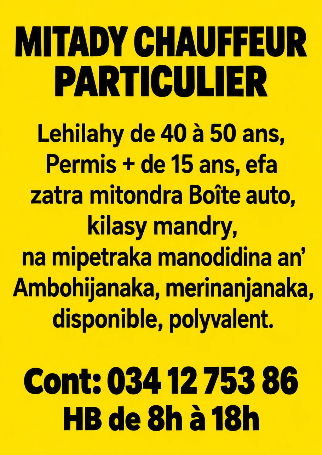 Mitady Chauffeur particulier — photo 1