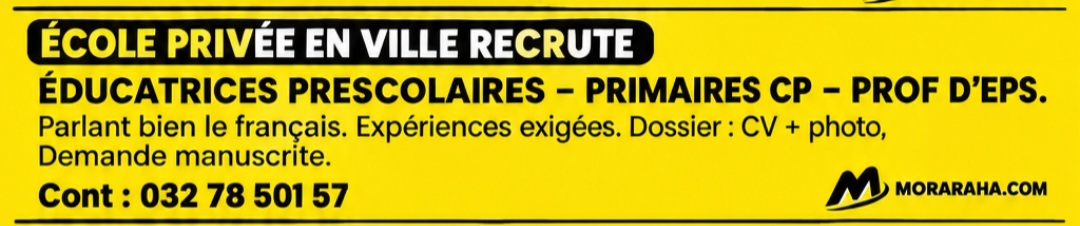 Offre pour Éducatrice prescolaire — photo 1