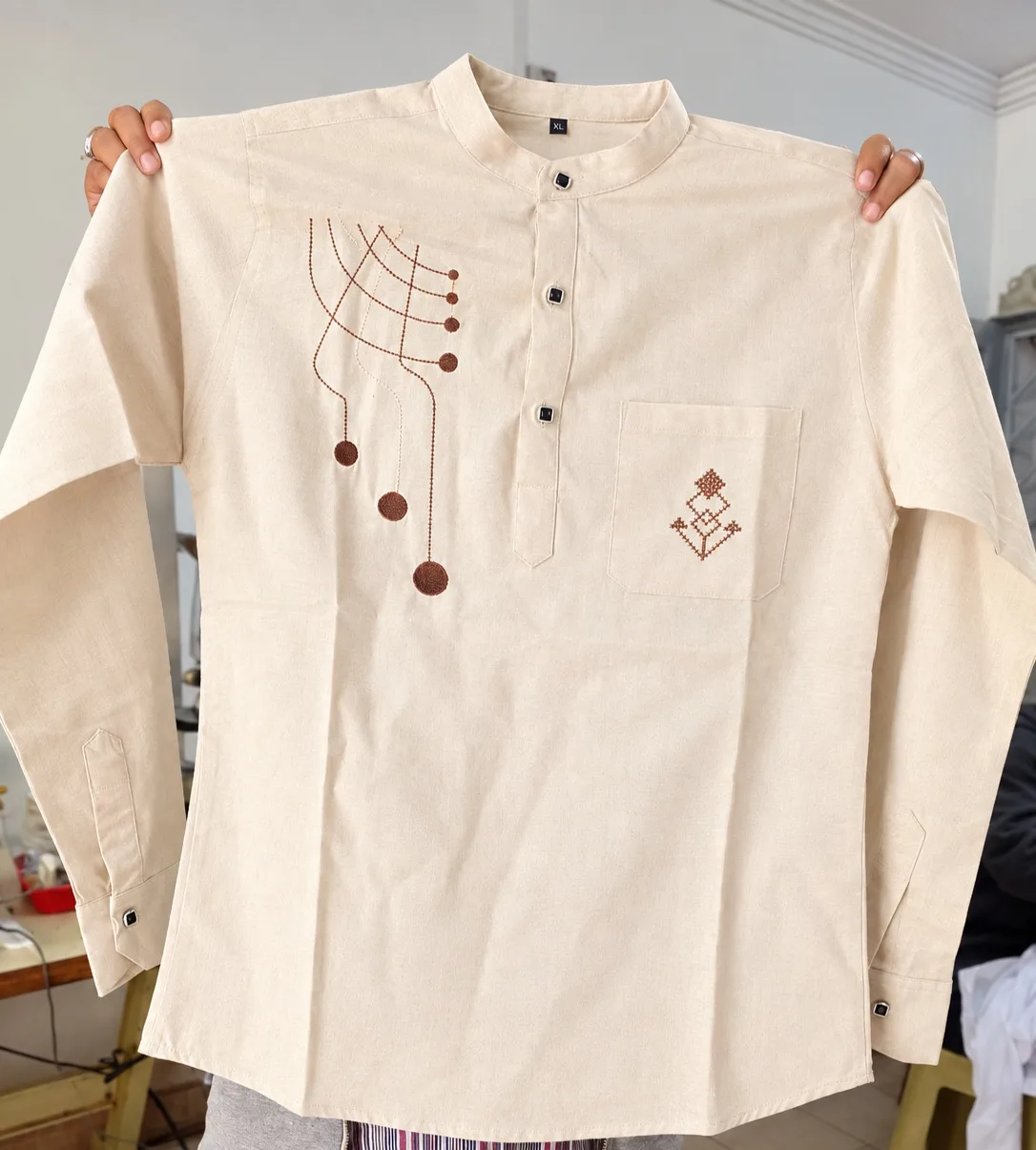 Chemise col Mao — photo 3